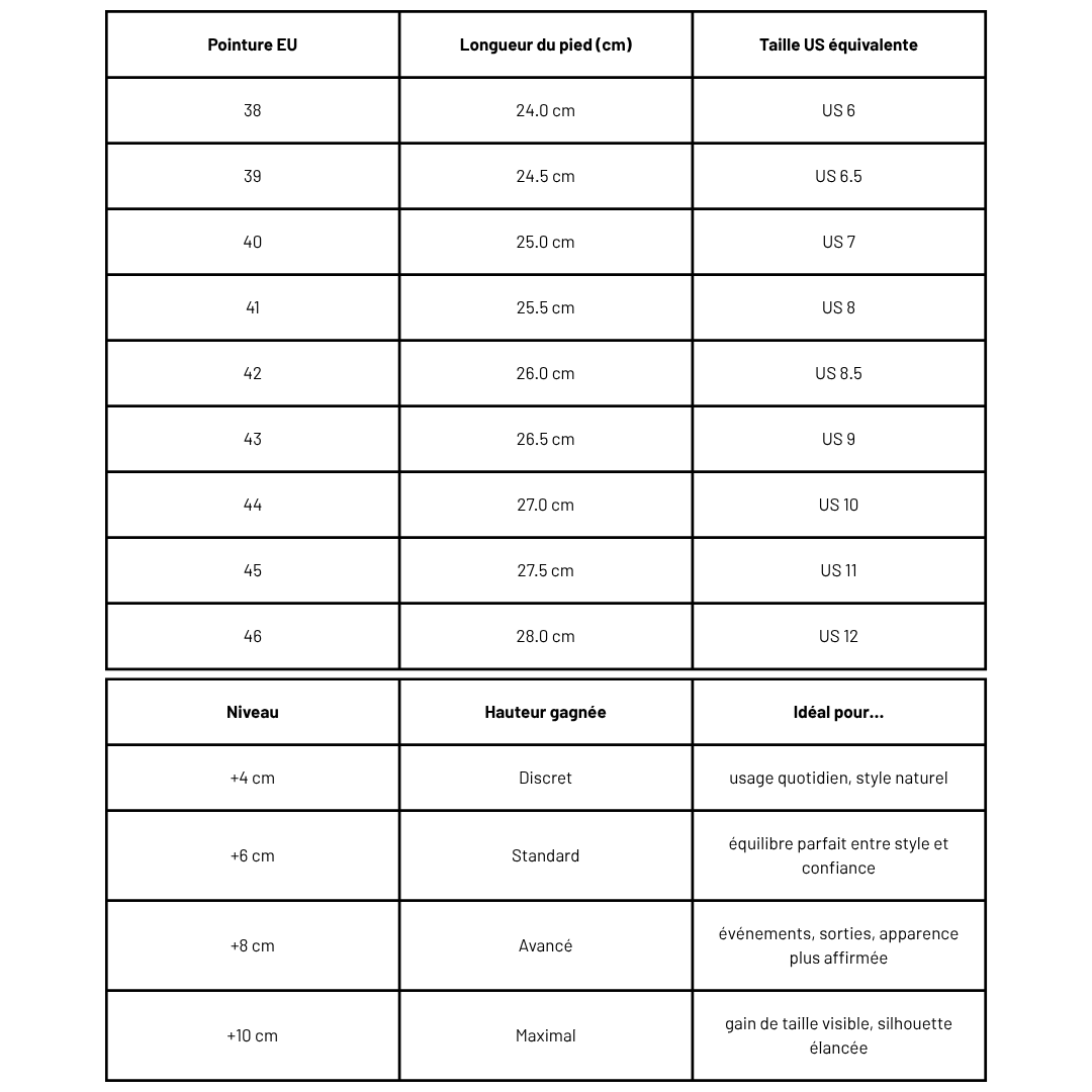 Nova - Sneakers à rehausse invisible
